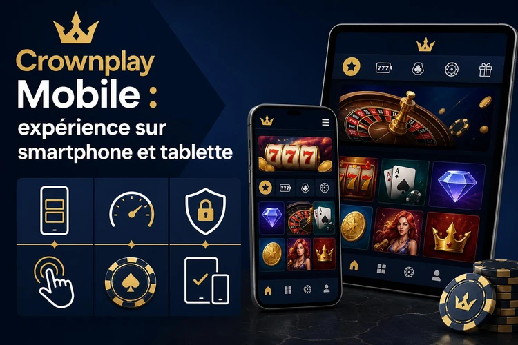 Crownplay Mobile: L'expérience de jeu ultime sur smartphone et tablette
