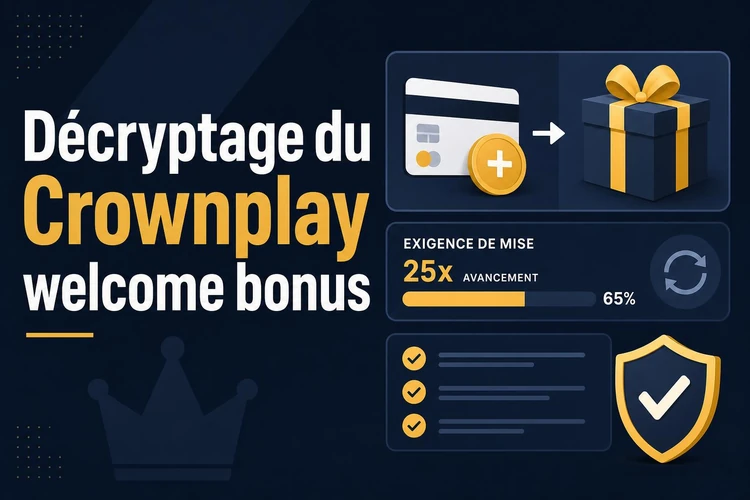 Décryptage du crownplay welcome bonus pour les nouveaux joueurs