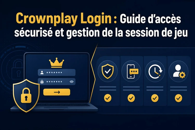 Crownplay Login: Guide d'accès sécurisé et gestion de la session de jeu