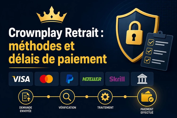 Crownplay Retrait: Guide complet des méthodes et délais de paiement