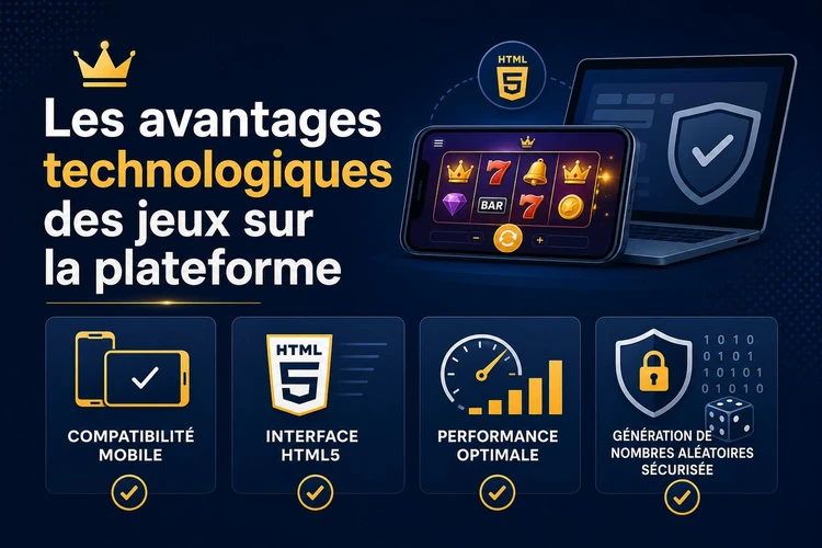 Les avantages technologiques des jeux sur la plateforme